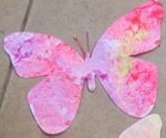 Thumbnail image for Butterfly Finger Paint + Printable