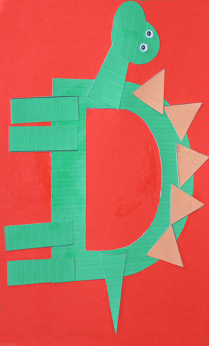 Craft Ideas Letter on Printable Letter D  Craft