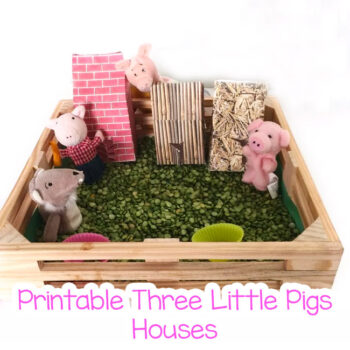 Three Little Pigs Printable Houses