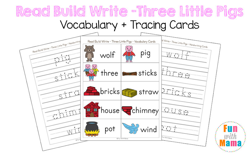 three little pigs houses templates