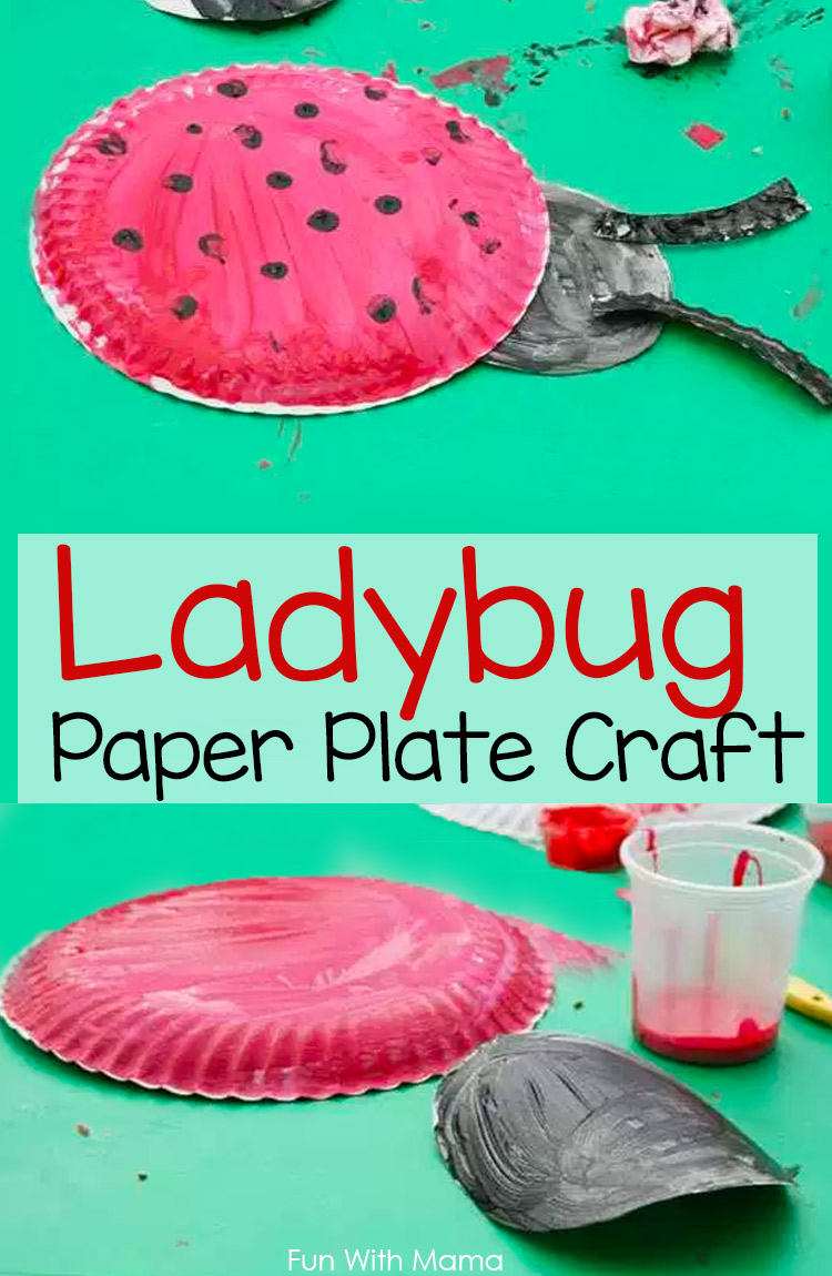 Easy and Creative Ladybug Kids Craft and Painting activity for Preschool and toddler kids