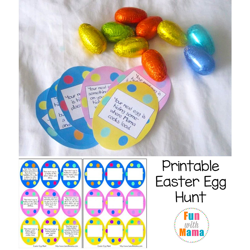 Printable Easter Egg Hunt Fun With Mama easter-egg-hunt-game-template-kids-printable-clues-easter-etsy
