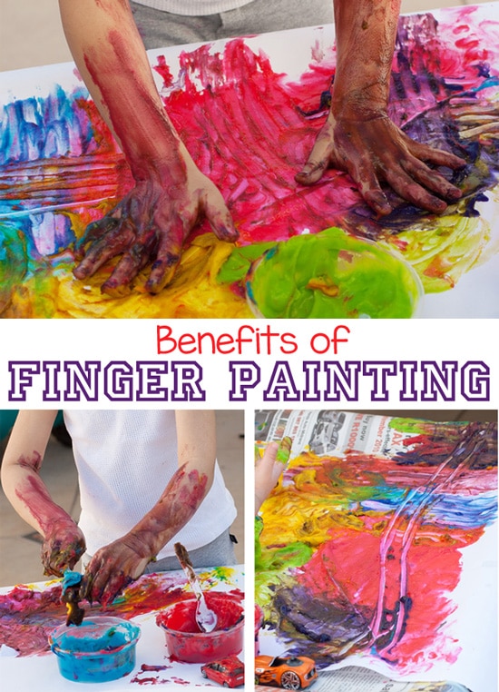 Finger Painting is not only fun for toddlers, preschoolers and elementary aged kids it also has many other benefits to the child as a whole. This post by Fun With Mama discusses some of the many benefits as well as the wonderful things you can do with fingerpaint