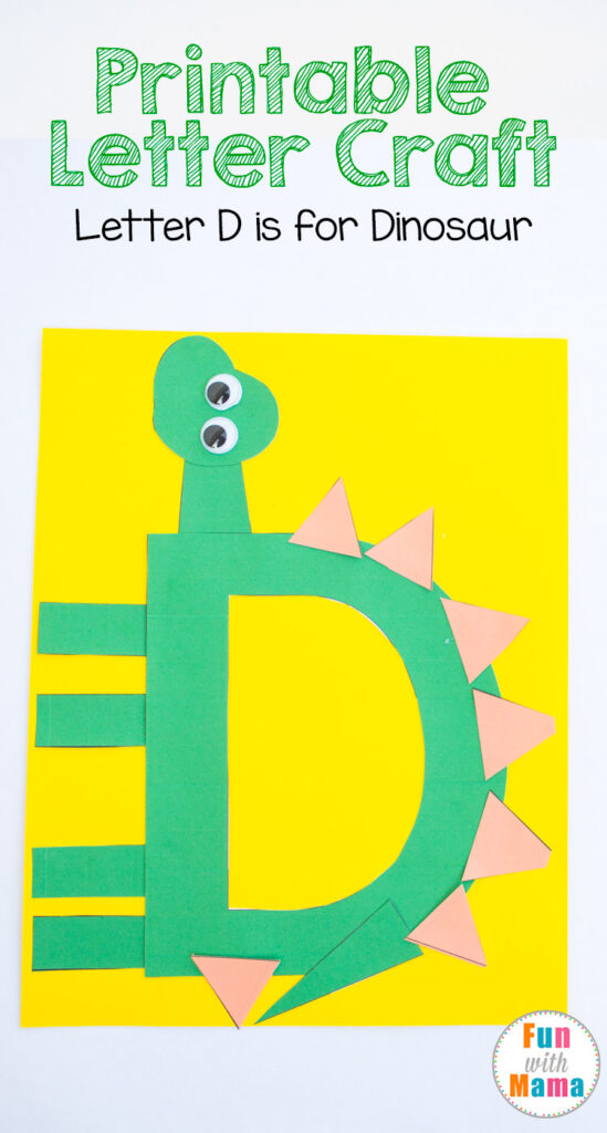 letter d dinosaur craft