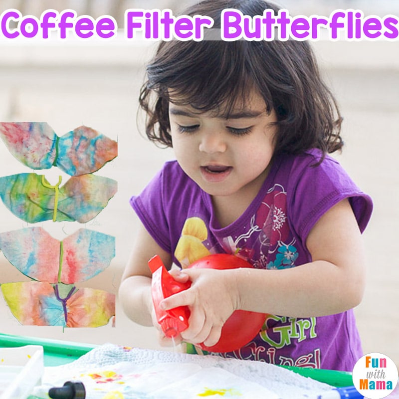 coffee filter butterflies