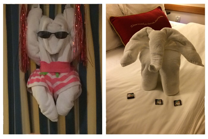 disney cruise towels and rooms