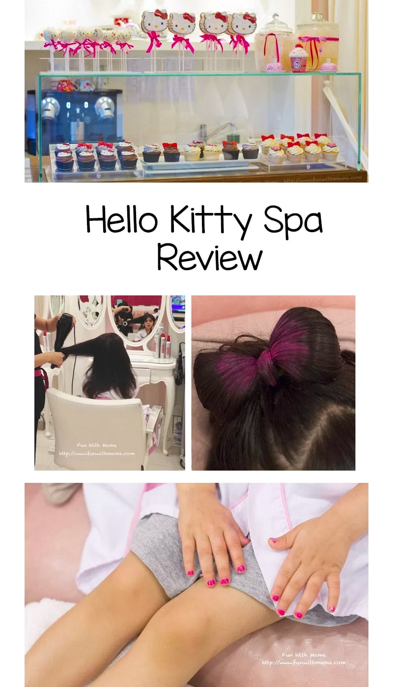 Our Day at Hello Kitty Salon Spa In Dubai Review - Fun with Mama