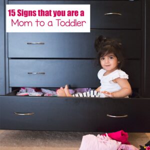 signs you are a toddler mom