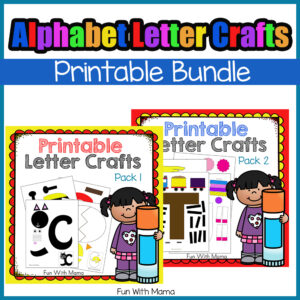 printable alphabet letter crafts for preschool prek and kindergarten kids