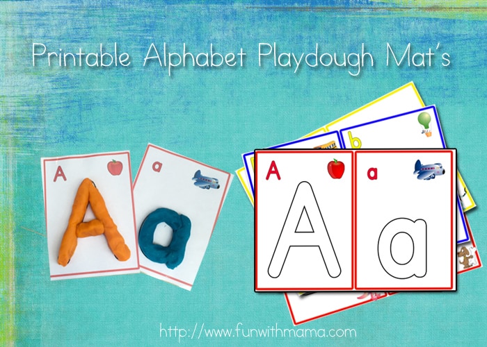 Free Alphabet Playdough Mats That Teach Letters In 4 Ways - Forward With Fun