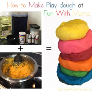 how to make playdough at home
