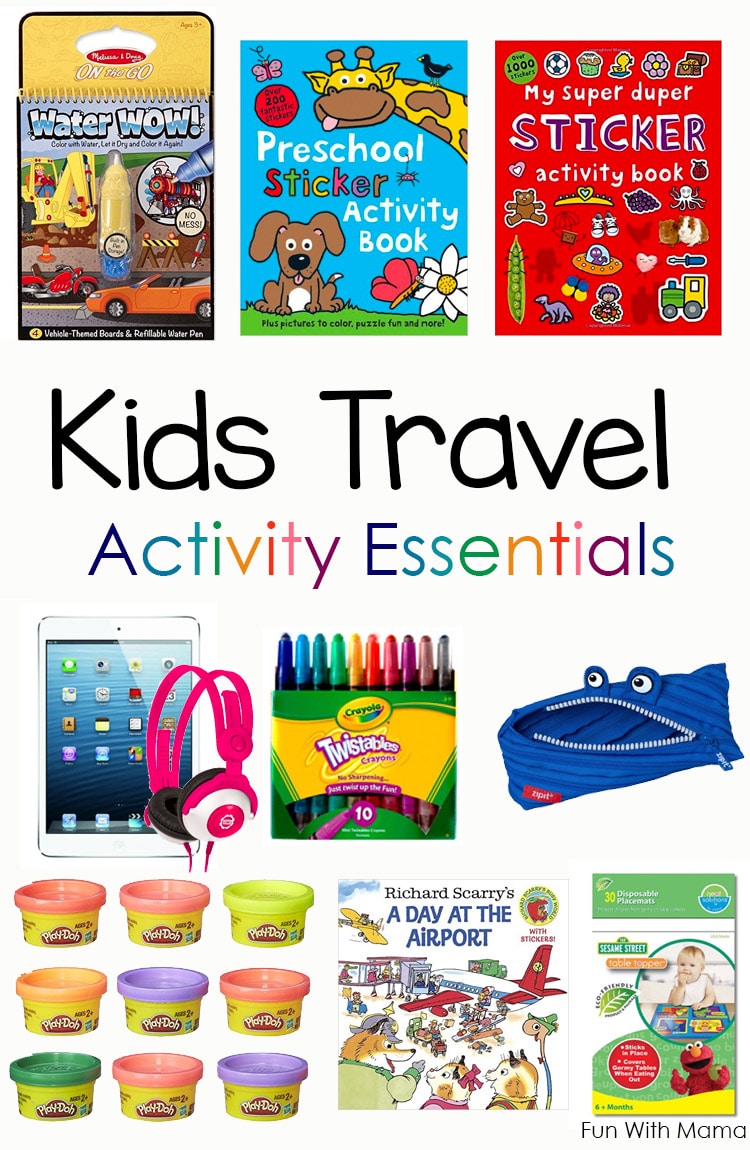 Toddler and Preschool Kids Travel Activities