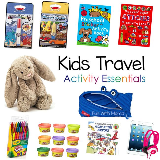 How to make a kids travel activity pack