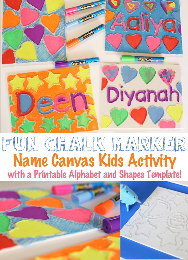 Learn with Play at Home: Easy Toddler Name Art