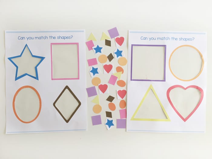 Colors and Shapes Activities For Preschoolers  Fun with Mama