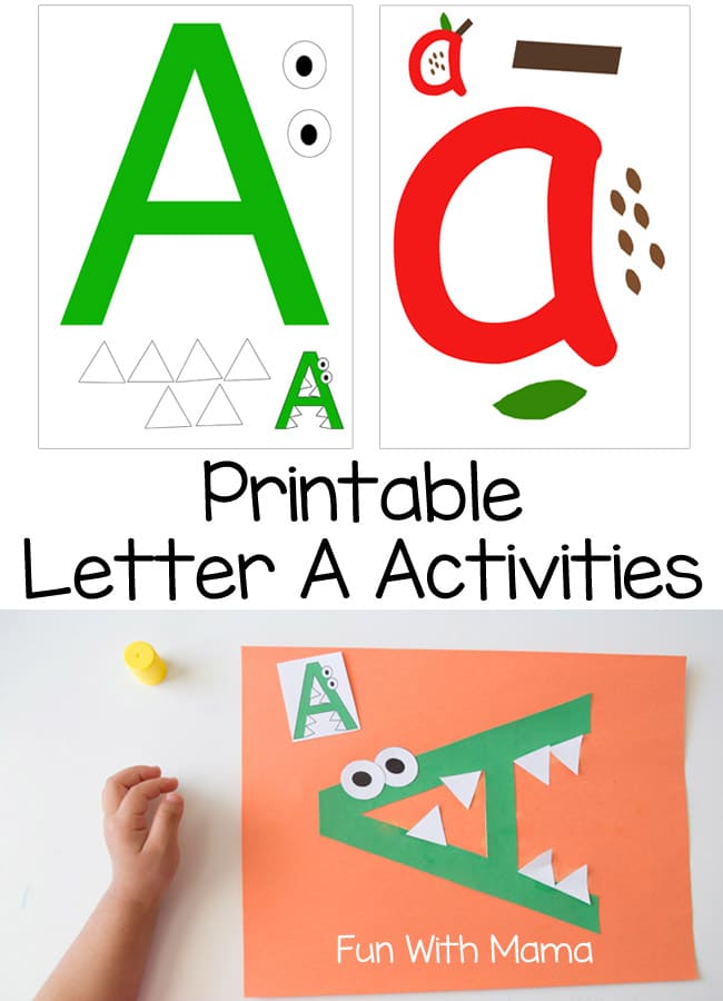 Printable Letter A Crafts and Activities