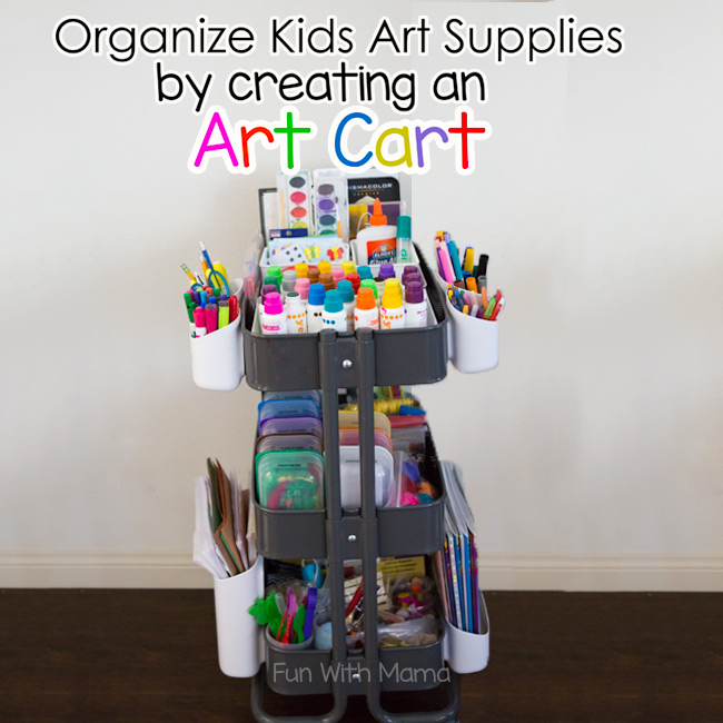 Ikea raskog art cart for kids