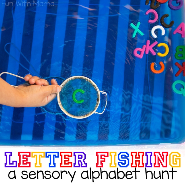 Alphabet Letter Fishing - Fun with Mama