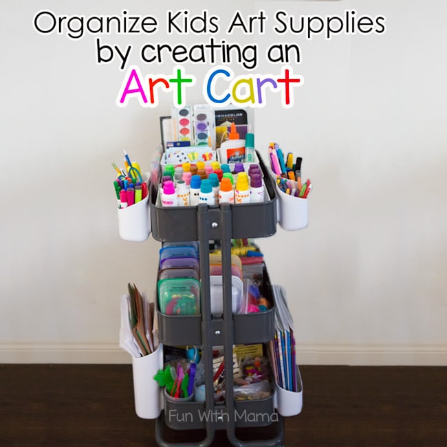 Simple Ways to Organize Kids Craft Supplies  Kids art supplies, Kids craft  supplies, Art supply organization