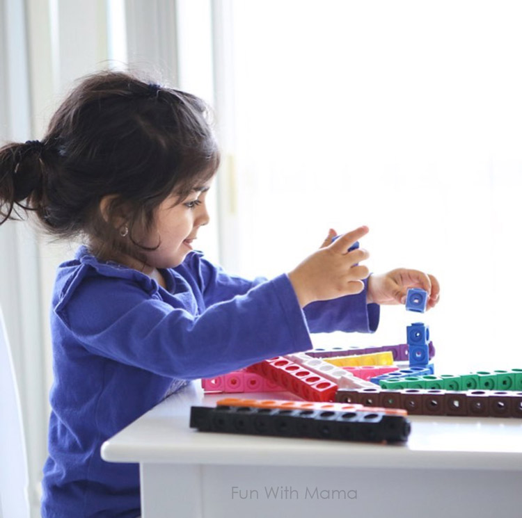 cubed alphabet mats for kids 