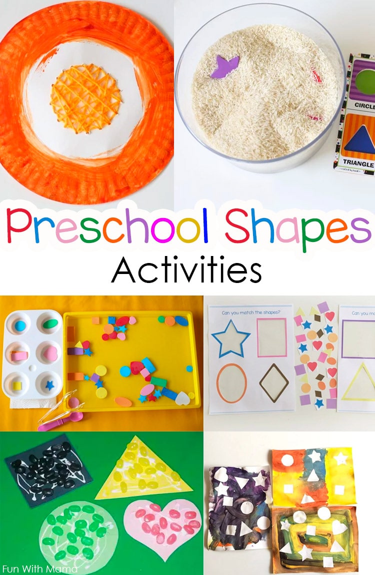 colors and shapes activities for preschoolers and toddlers