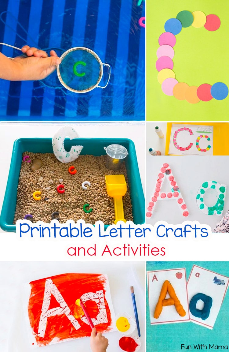 Printable letter crafts