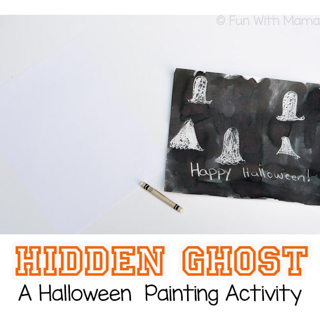toddler halloween painting activity