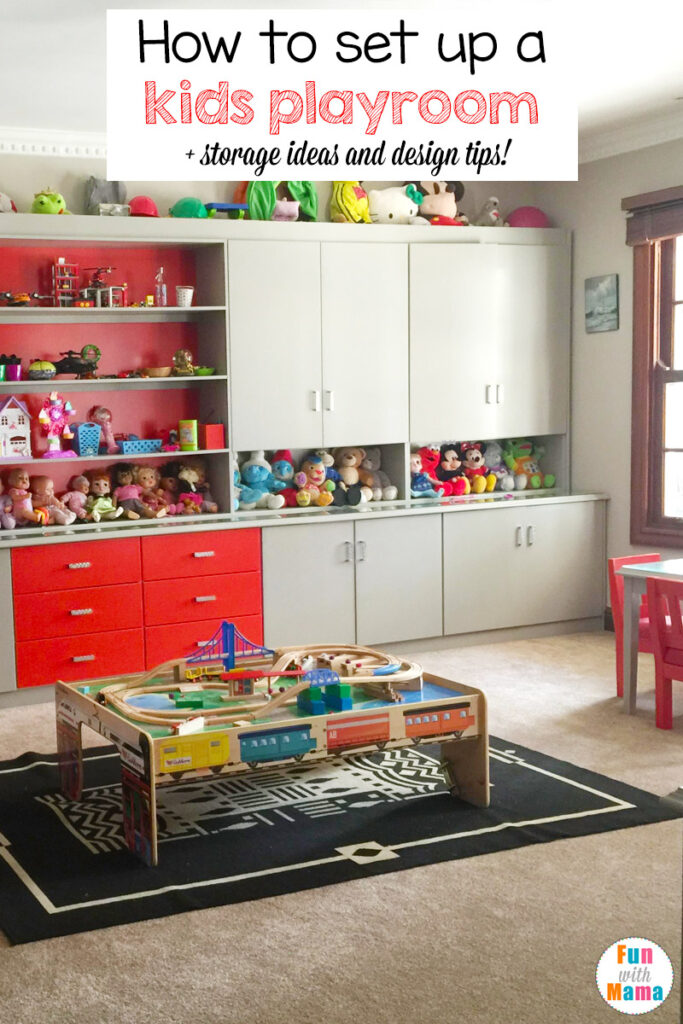 how to set up a kids playroom