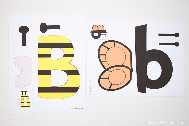 Printable Letter B Crafts B is for Butterfly