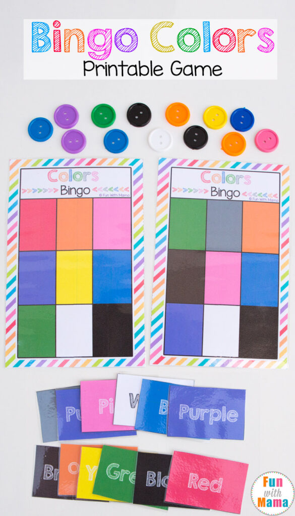 bingo colors printable