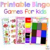 Free Printable Bingo Cards for Kids - Fun with Mama