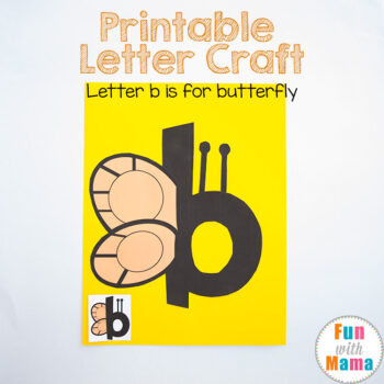 printable letter b crafts