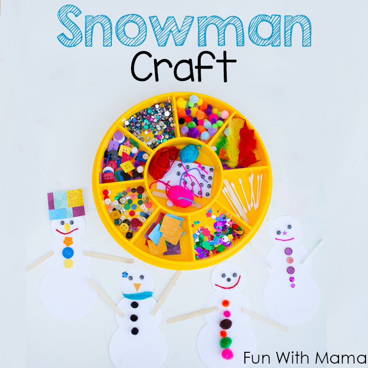 Free Printable Do You Want to Build a Snowman Craft Kits