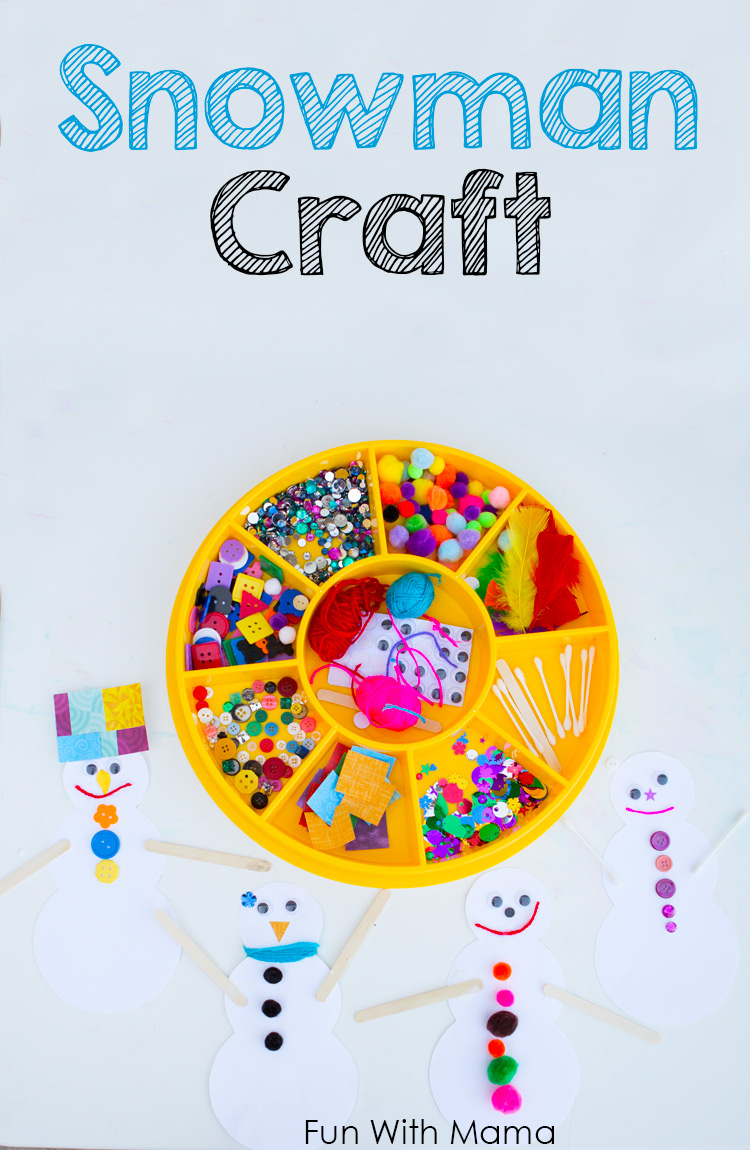 Build A Snowman Craft Printable