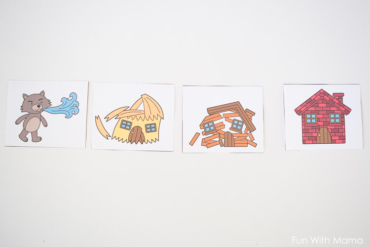 three little pigs sequencing activities for preschoolers kindergarten