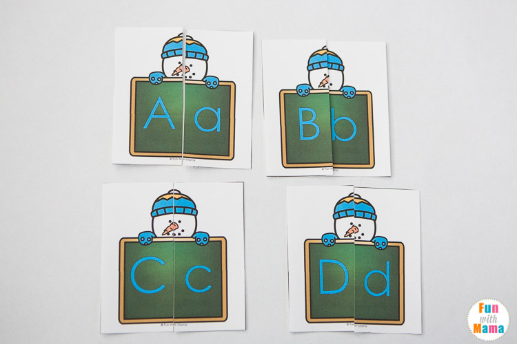 alphabet uppercase and lowercase letter matching