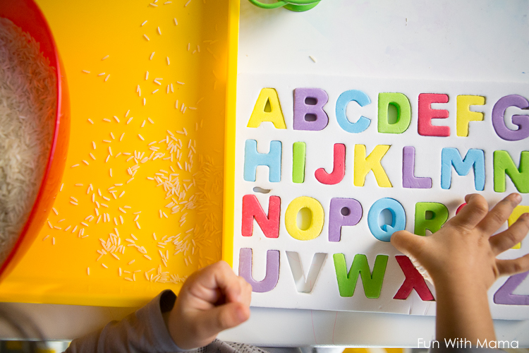 alphabet puzzle activity for toddlers and preschoolers