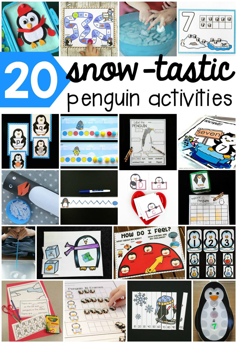 printable penguin activities