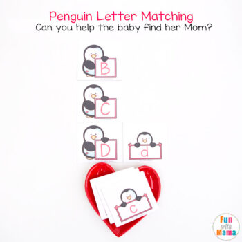 penguin letter matching