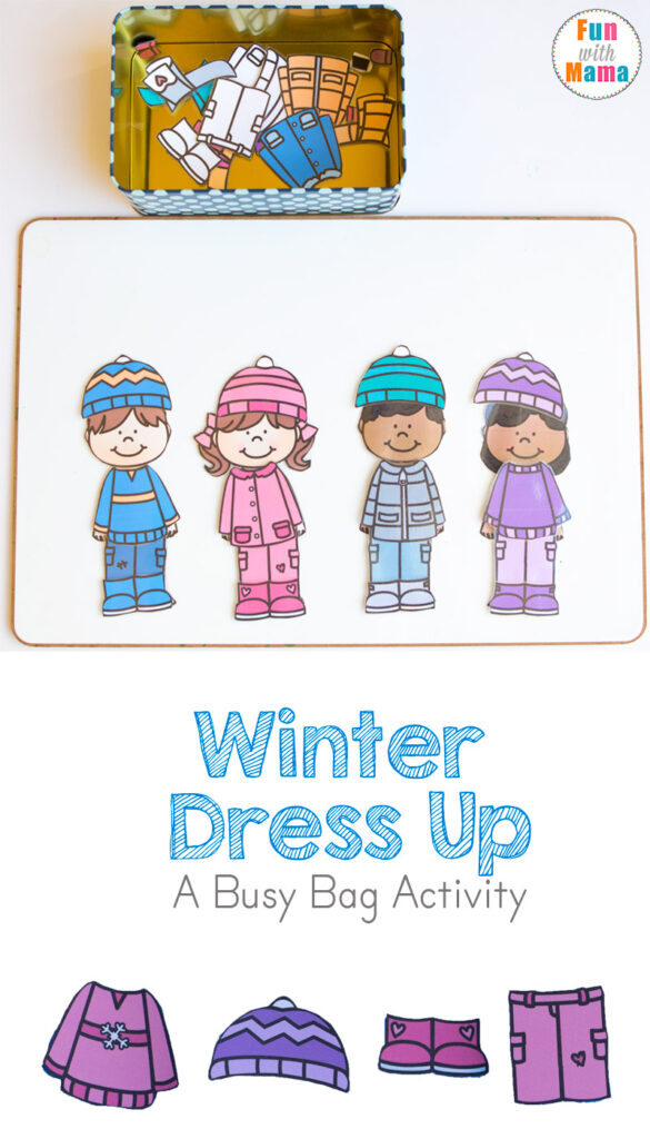 Paper Doll House Printable Dress up Activity for Kids DIY