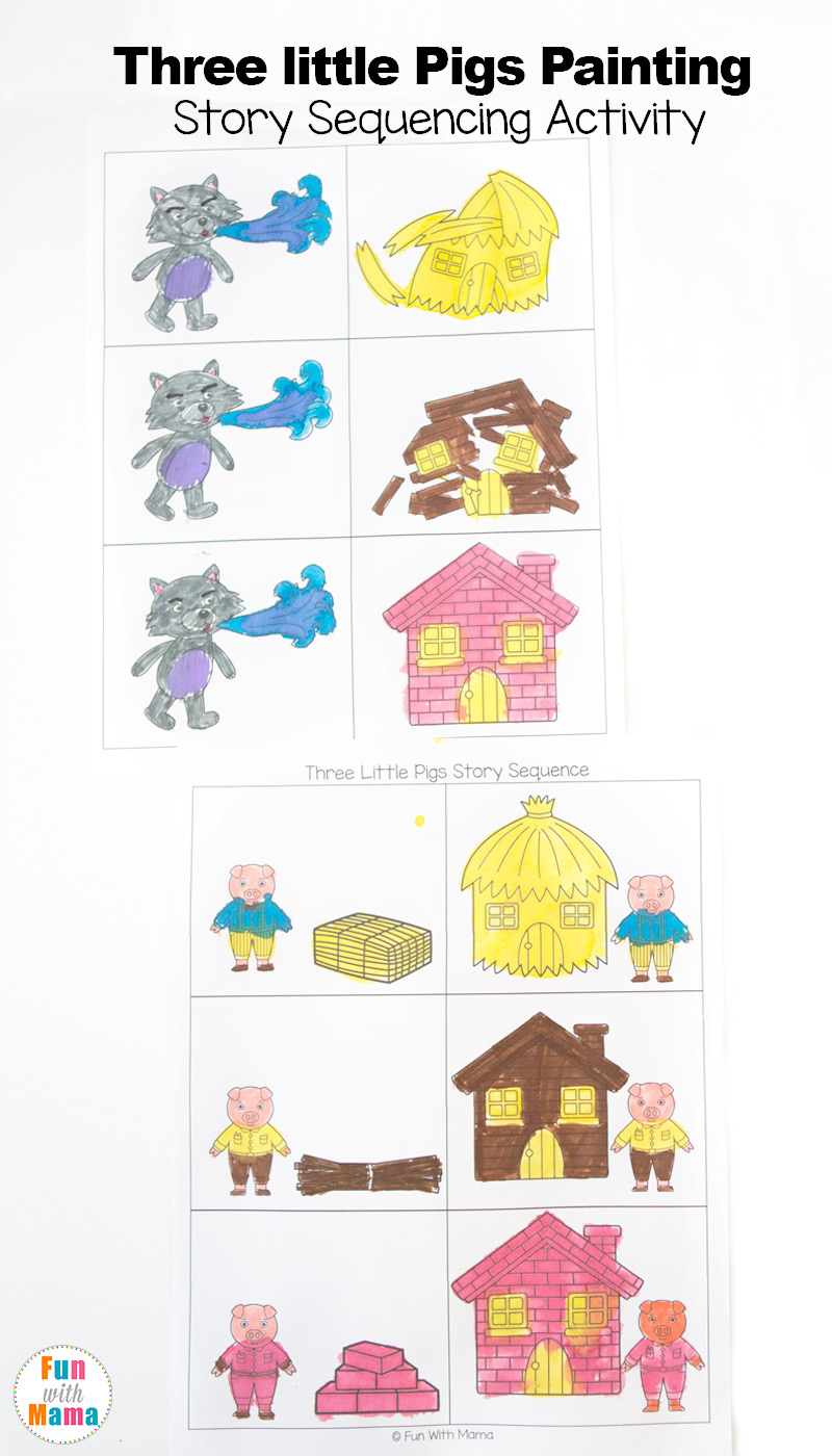 the three ninja pigs coloring