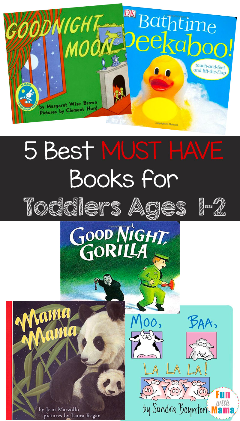 Best toddler books for a 1 and 2 year old. Boys and girls will love these fun books filled with learning ideas and cuddles with Mom!
