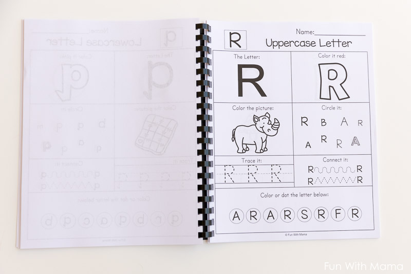 alphabet worksheets