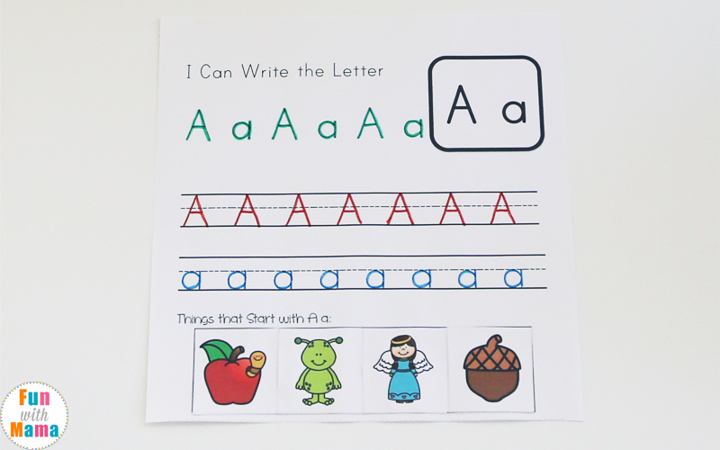 alphabet letter tracing worksheets pdf