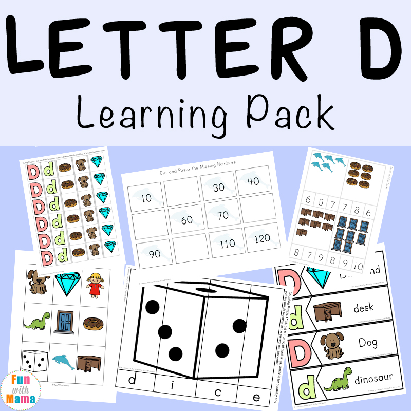 letter d worksheets