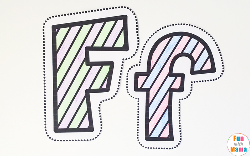 letter f coloring page