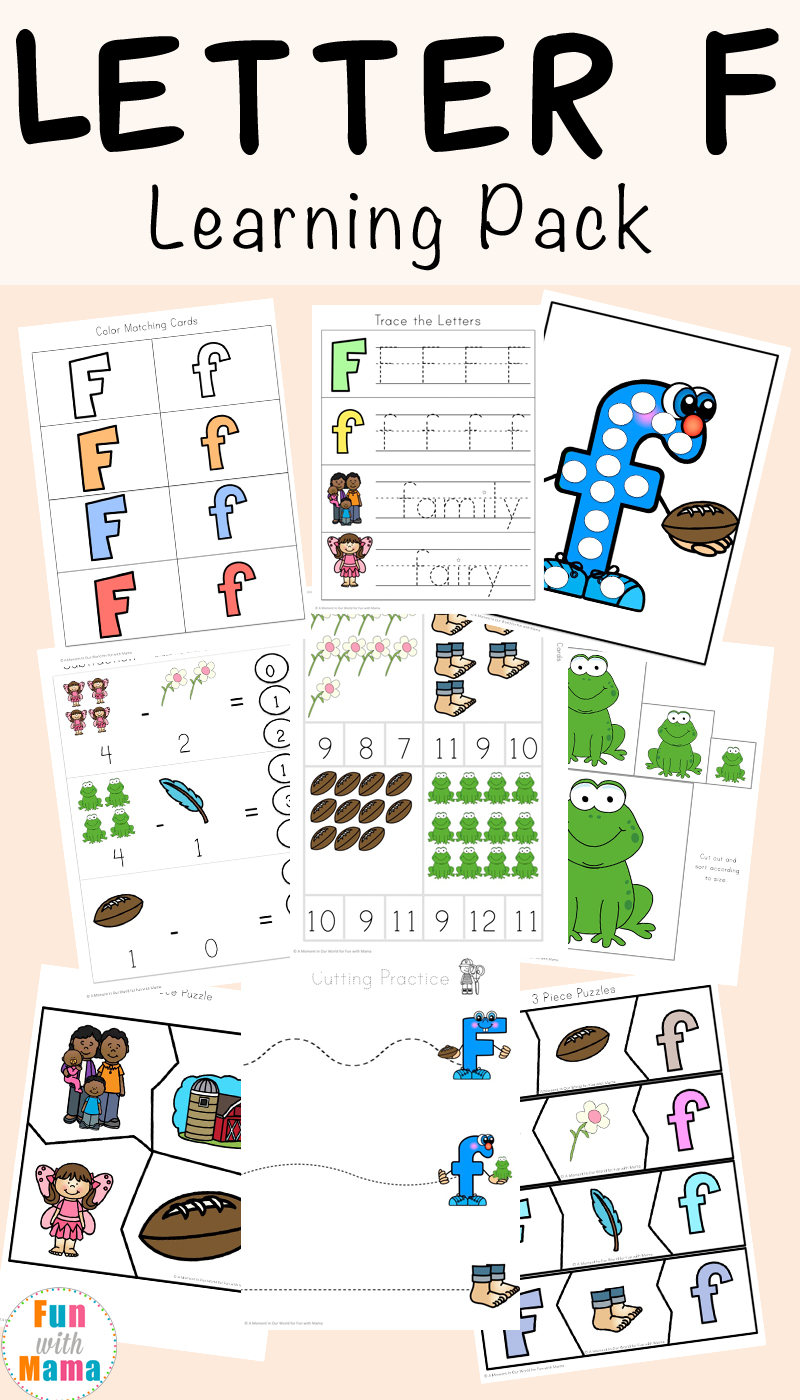 Free Letter F Printable Pack - Fun with Mama