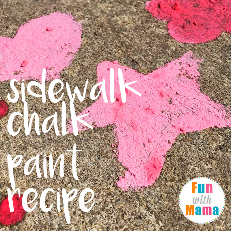 Sidewalk Chalk Paint - The Best Ideas for Kids