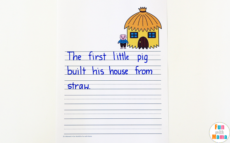 three little pigs worksheets