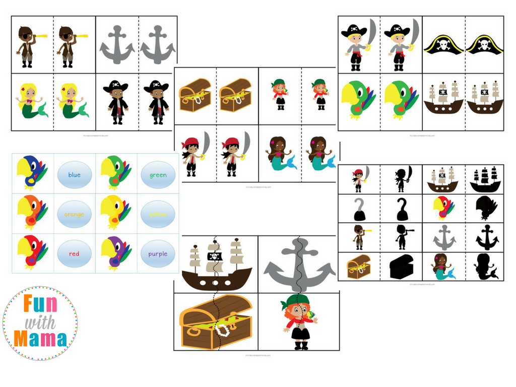 52 Page Pirates Preschool Activity Pack